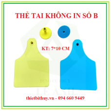 THẺ TAI KHÔNG IN SỐ B 7*10CM CHO BÒ