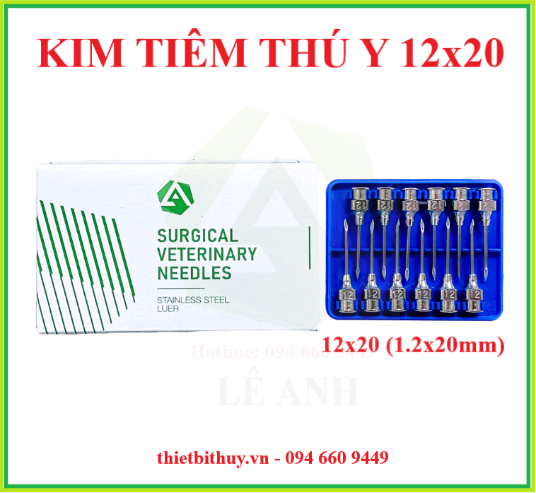 KIM TIÊM 12x13 - XILANH INOX 20ML - THIETBITHU.VN