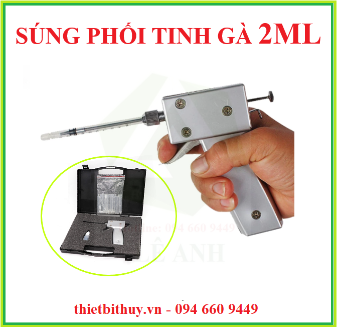 SÚNG PHỐI TINH GÀ 2ML - SÚNG PHỐI TINH VỊT