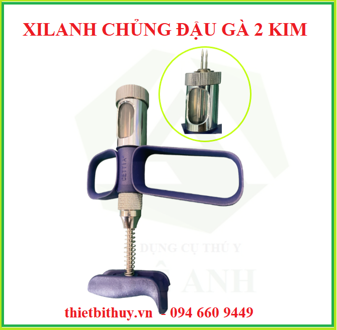 Chủng đậu gà 2 kim - Kim chủng đậu