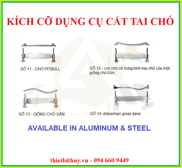 KHUNG CẮT TAI CHÓ PITPULL - THIETBITHUY.VN