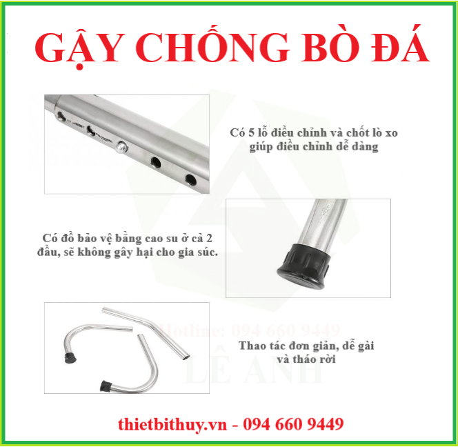 DỤNG CỤ CHỐNG BÒ ĐÁ - GẬY KIỂM SOÁT BÒ - THIETBITHUY.VN