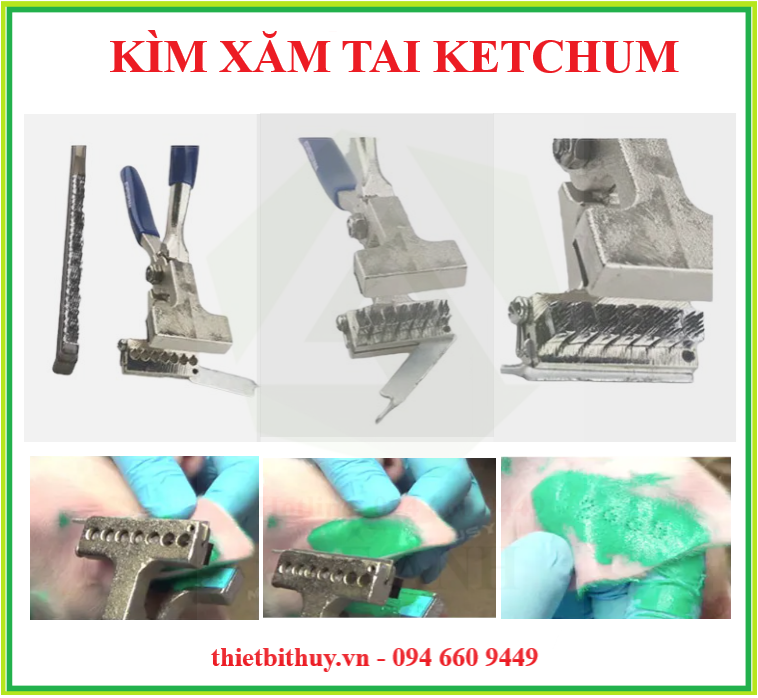 BỘ ĐINH XĂM SỐ KETCHUM - BỘ ĐINH XĂM CHỮ KETCHUM