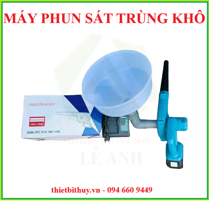 MÁY PHUN SÁT TRÙNG KHÔ CỔ NGẮN - THIẾT BỊ CHUỒNG TRẠI - THIETBITHUY.VN