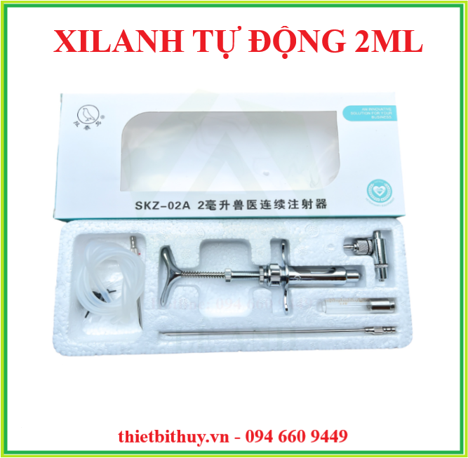 Xilanh tự động Type A 2ml - Thiết bị thú y Lê Anh