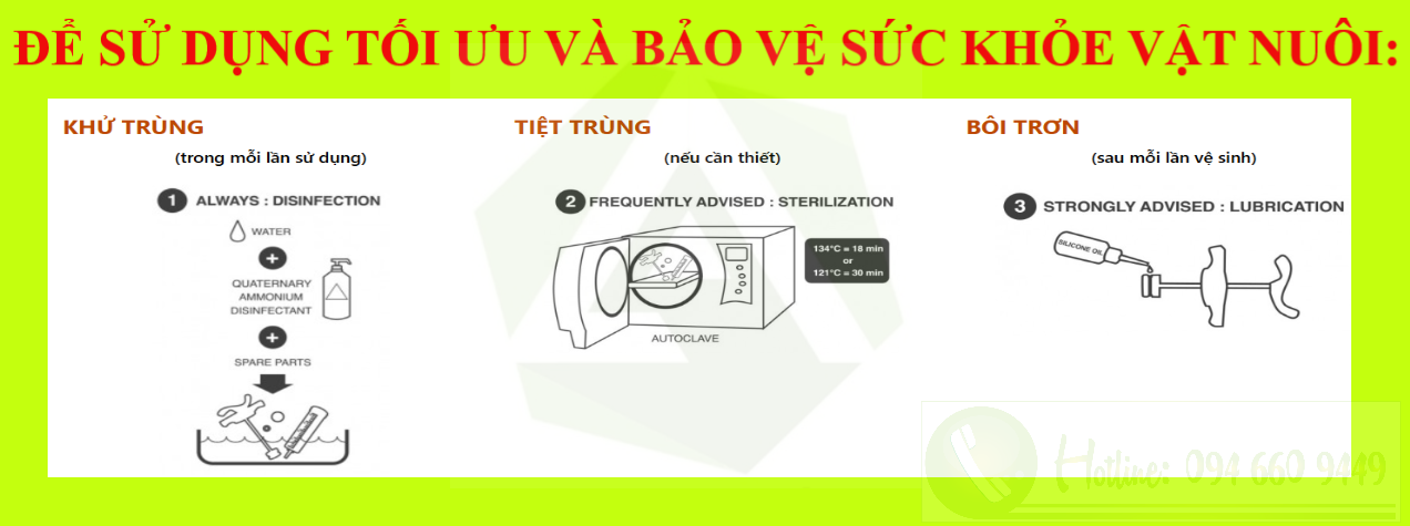 Hướng dẫn sử dụng xilanh nhựa