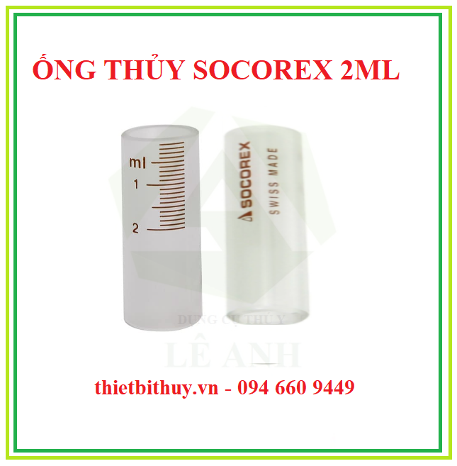 ỐNG THỦY SOCOREX 2ML - XILANH TỰ ĐỘNG 2ML