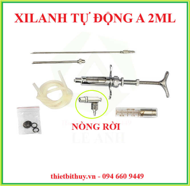 Xilanh tự động 2ml - Xilanh tự động giá rẻ - Thiết bị thú y Lê Anh